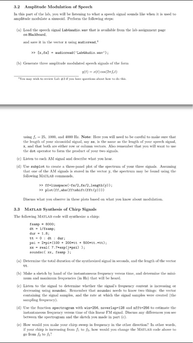 Solved 3 Laboratory Exercises 3.1 Beats In This Part Of The | Chegg.com