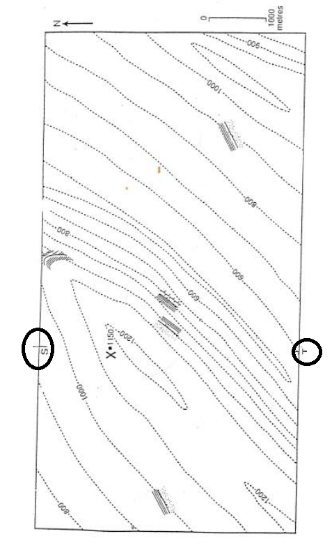 Solved 6) Draw structural contours on the figure below. Use