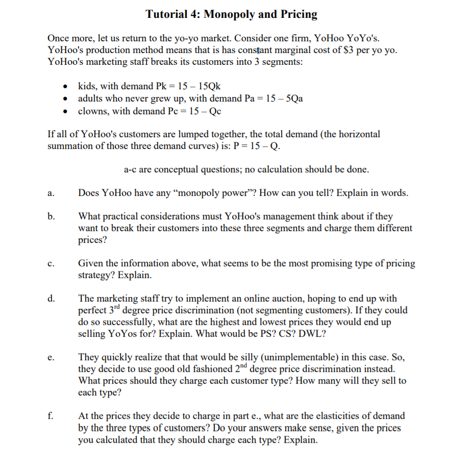 different types of yoyo