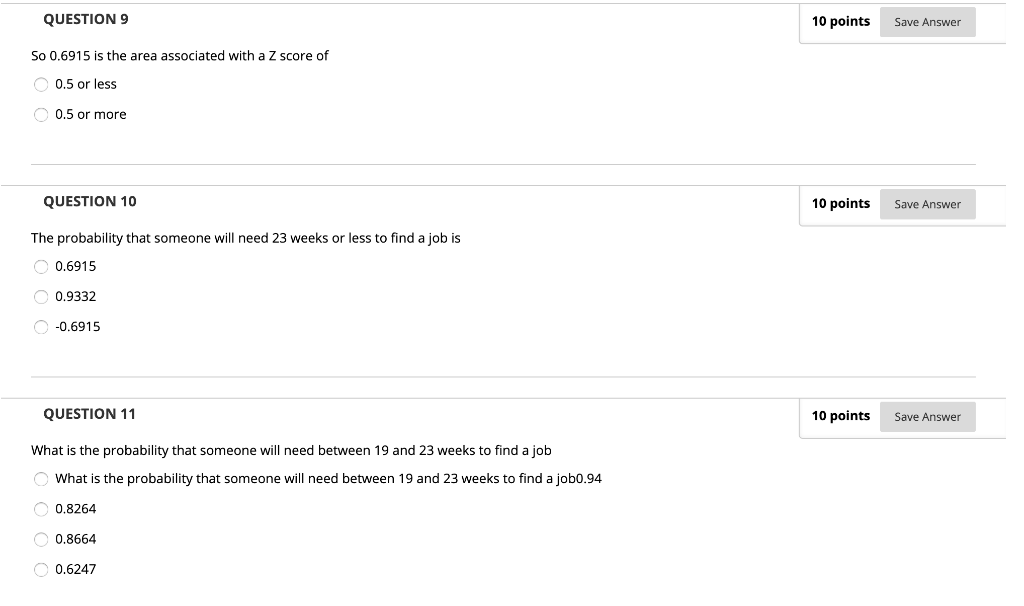 Solved QUESTION 1 10 points Save Answer Suppose that it | Chegg.com