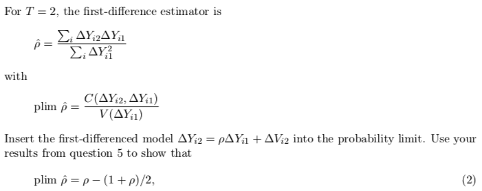 First Differences Estimator