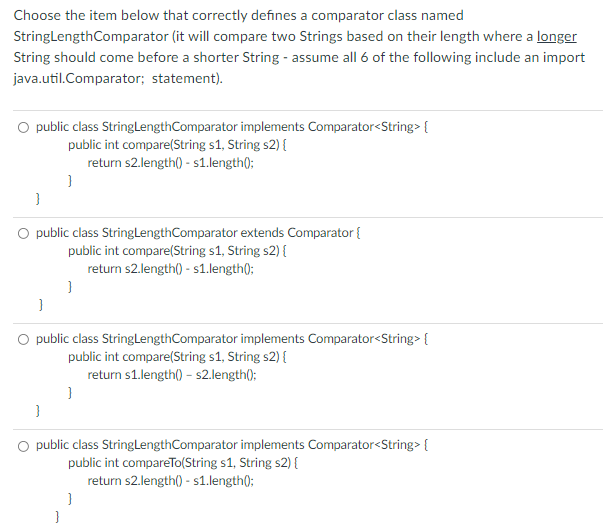 Solved Choose the item below that correctly defines a | Chegg.com