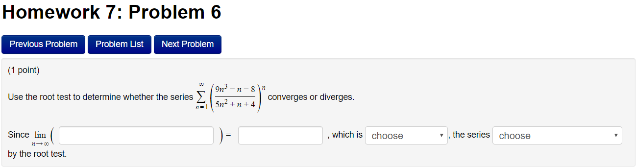 Solved Homework 7: Problem 6 Previous Problem Problem List | Chegg.com