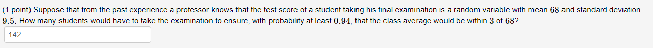 Solved Suppose That The Number Of Customers Who Enter A | Chegg.com