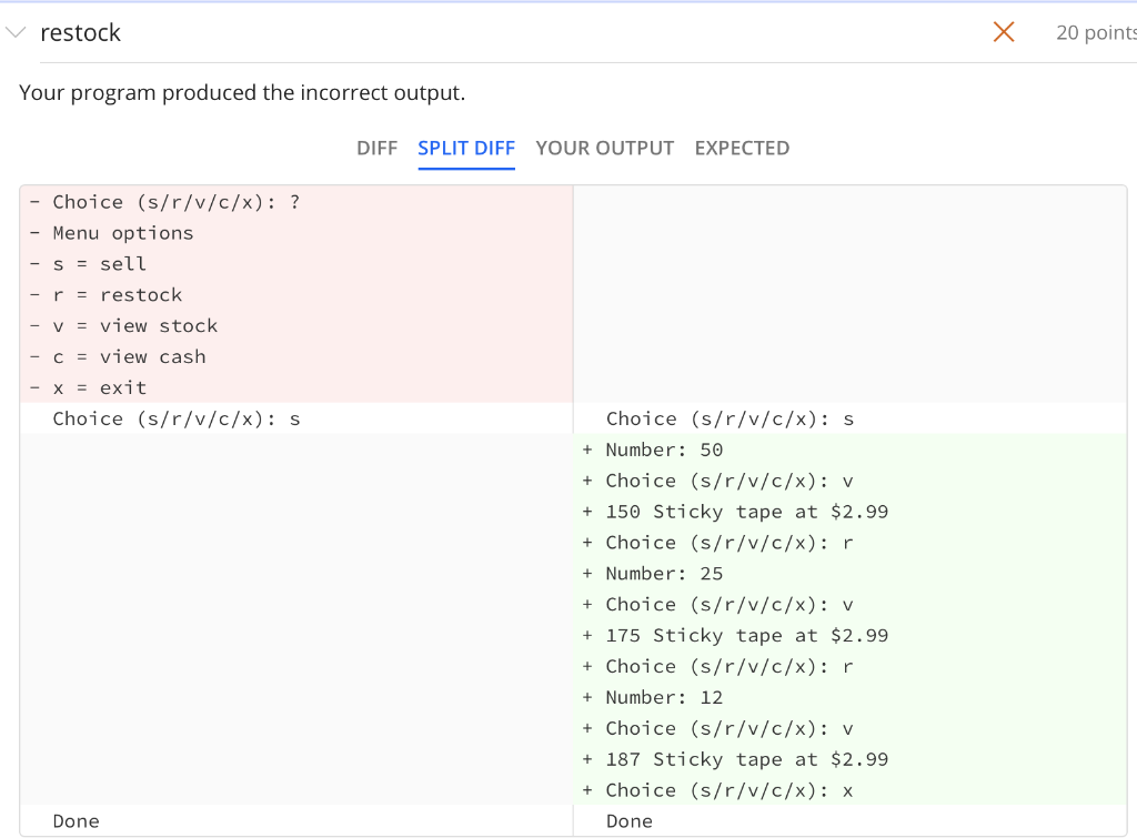 Solved Write this in python Store specification: A store | Chegg.com