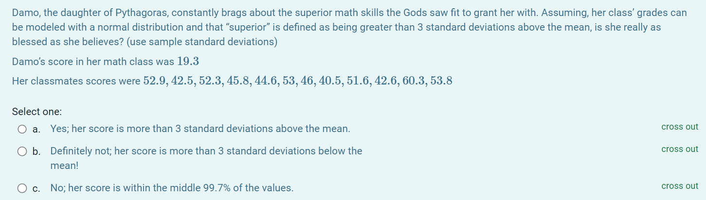 Solved Damo, The Daughter Of Pythagoras, Constantly Brags | Chegg.com