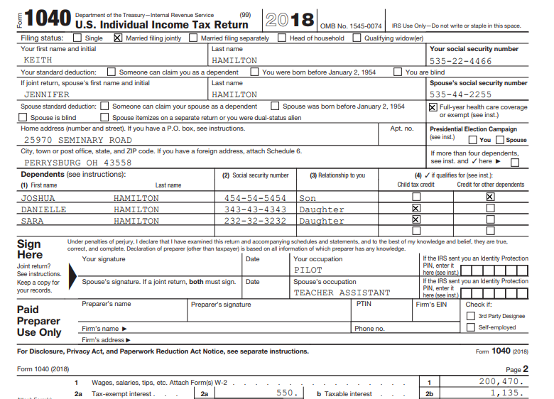 Department of the Treasury-Internal Revenue Service | Chegg.com