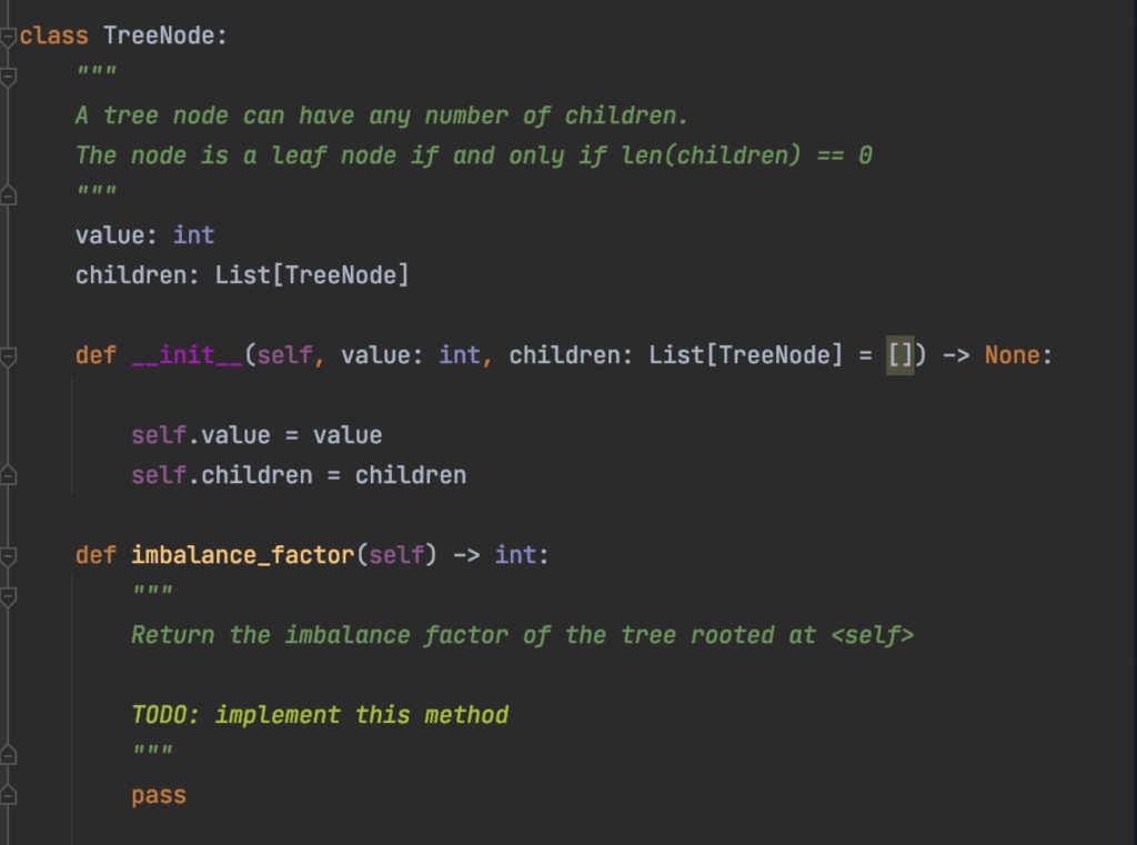 Solved Below, you're given a general TreeNode class that | Chegg.com