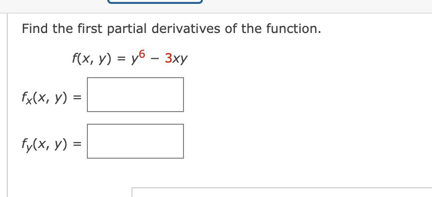 Solved Find The First Partial Derivatives Of The Function. 