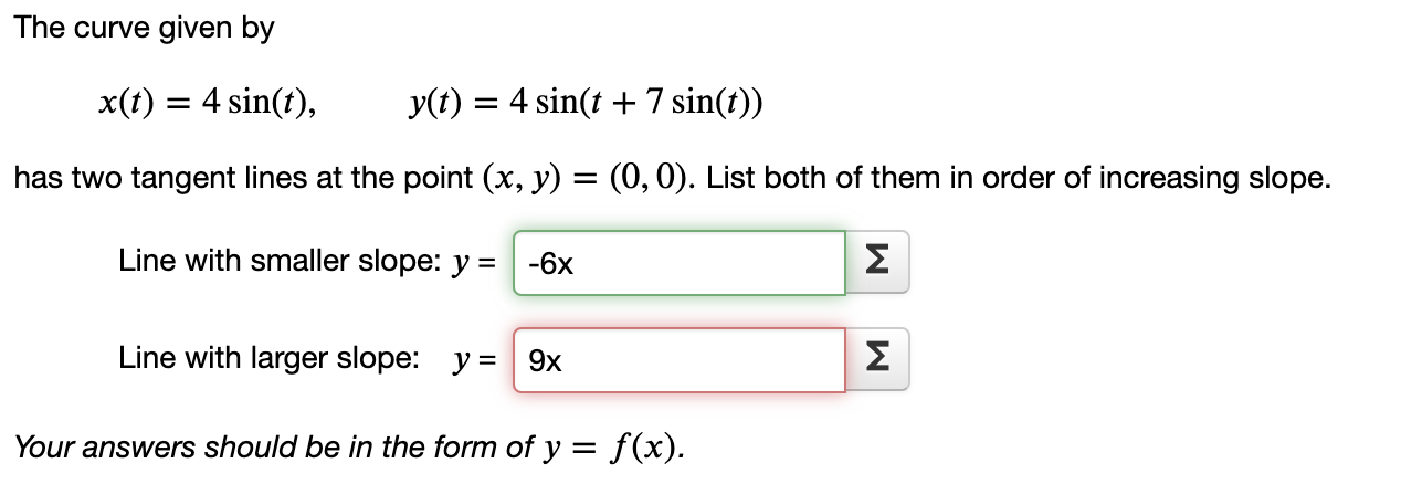 Solved The curve given by x(t) = 4 sin(t), y(t) = 4 sin(t + | Chegg.com