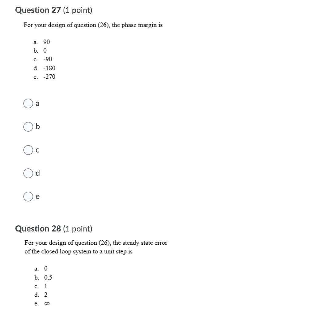 Solved Consider the following system for questions (19-28) | Chegg.com