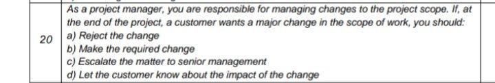 Solved As a project manager, you are responsible for | Chegg.com