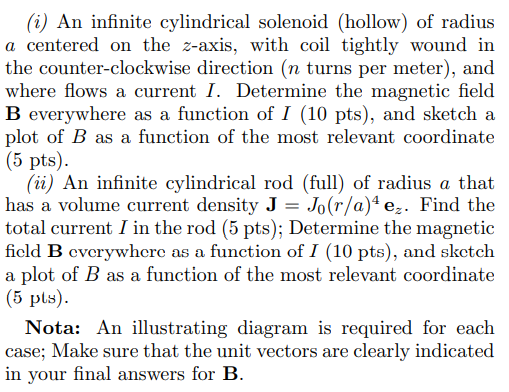 Solved Find the magnetic field generated by the following | Chegg.com