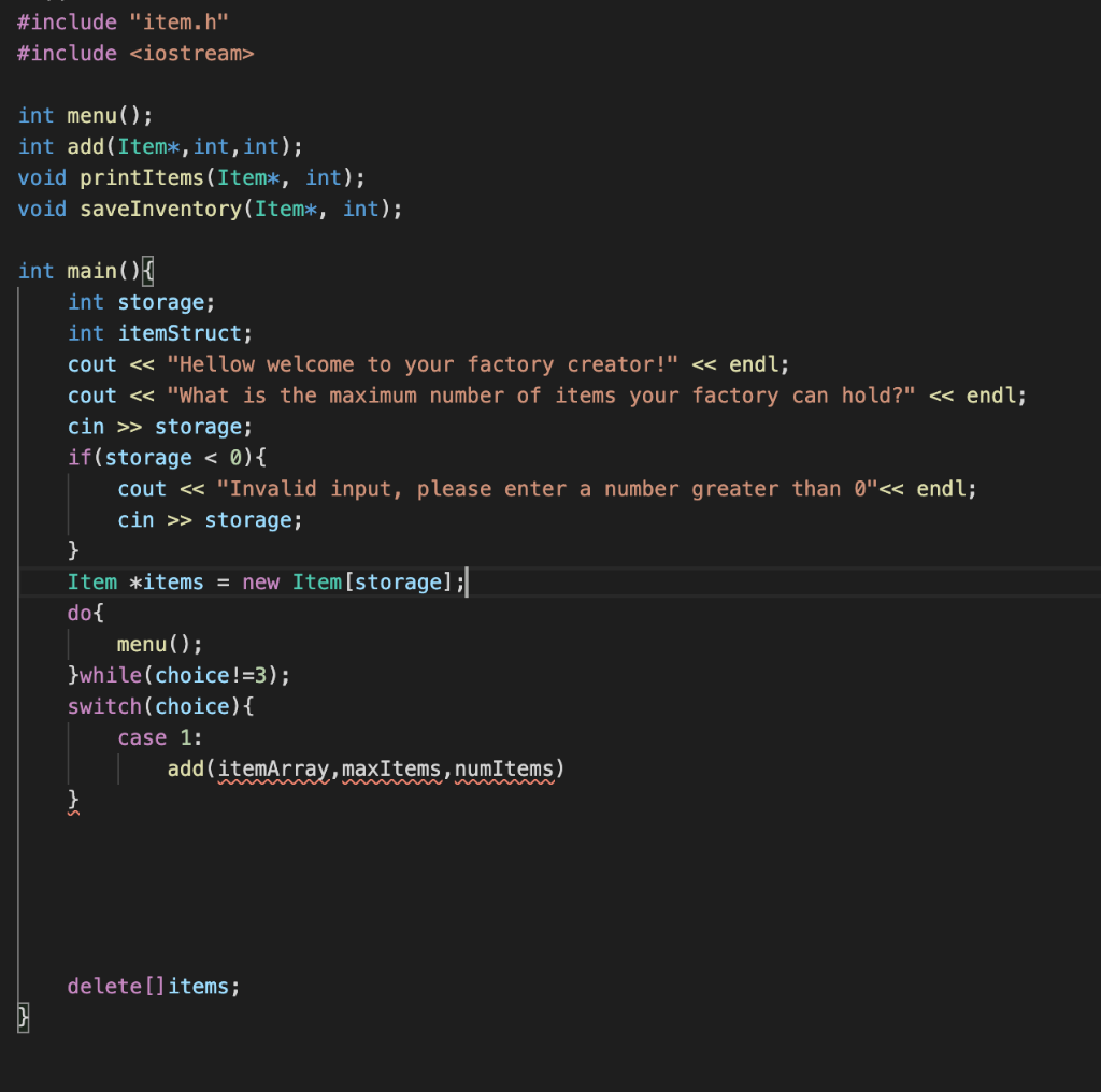 Solved C++ only, I am having trouble with these instructions | Chegg.com