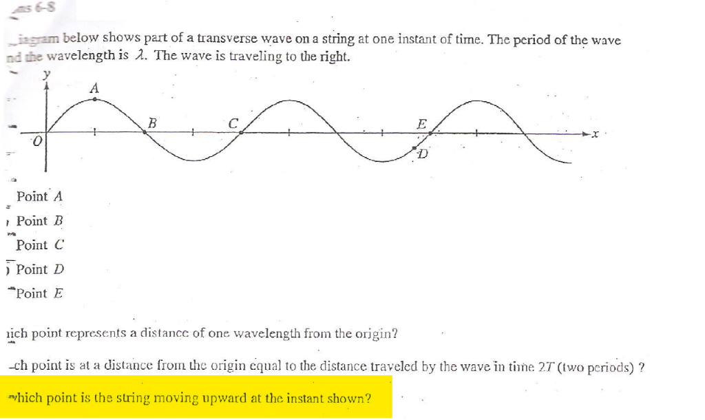 Solved I only need the highlighted question The answer is D. | Chegg.com