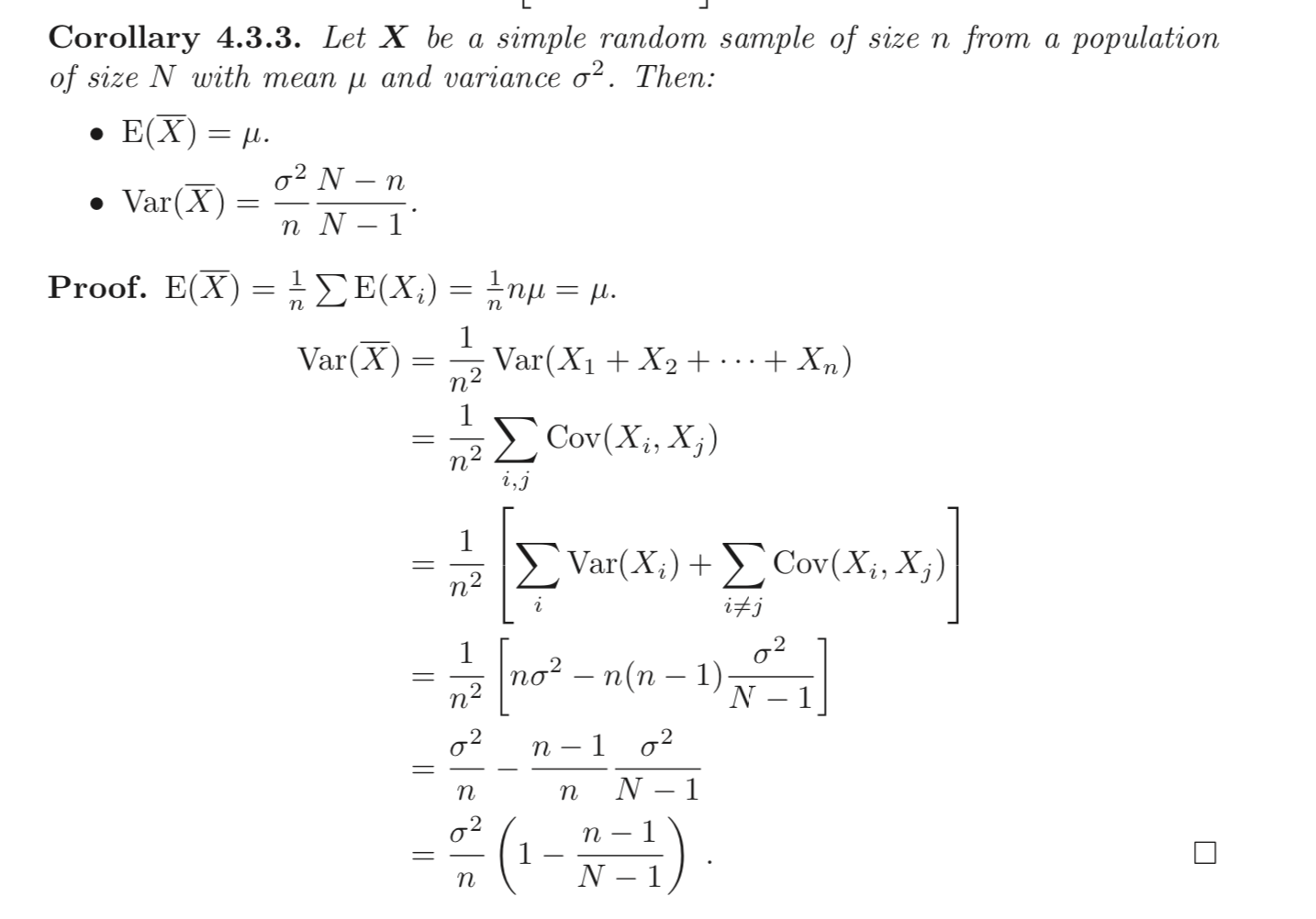 Solved 4.16. Consider a very small population with only five | Chegg.com