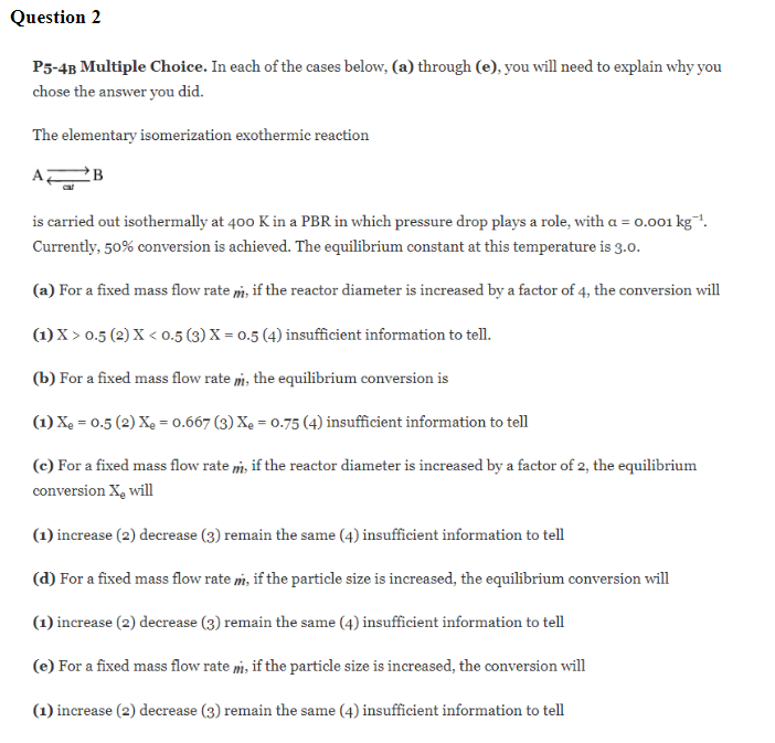 Solved QUESTION 2 Each One Of The Following Is An Attempted | Cheggcom