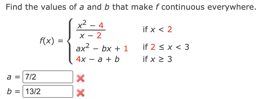 Solved For what value of the constant c is the function f