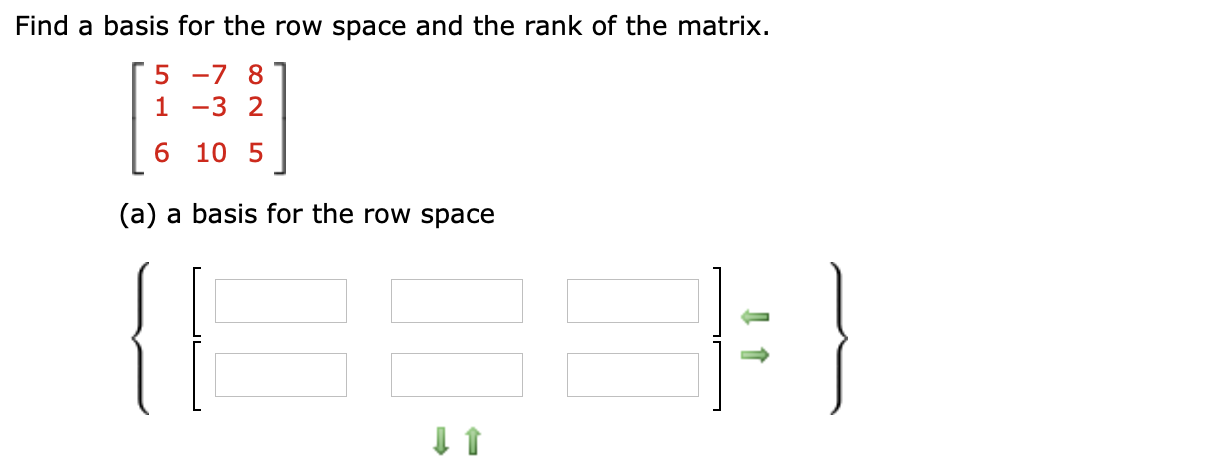 Solved Find a basis for the row space and the rank of the | Chegg.com