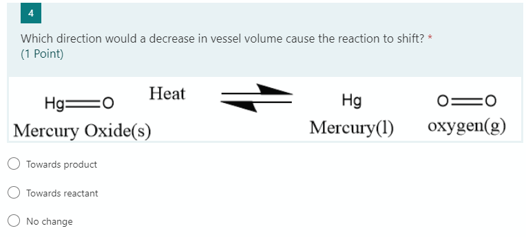 Solved Which direction would a decrease in vessel volume | Chegg.com