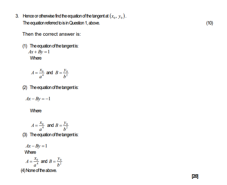 Solved 1. The equation of the elipse is given as =1 Use | Chegg.com