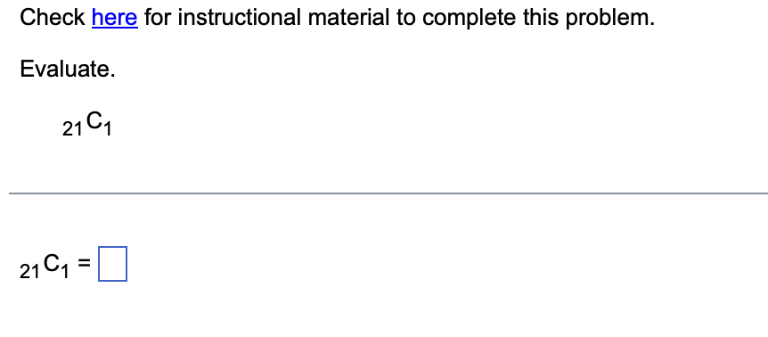 Solved Check here for instructional material to complete | Chegg.com