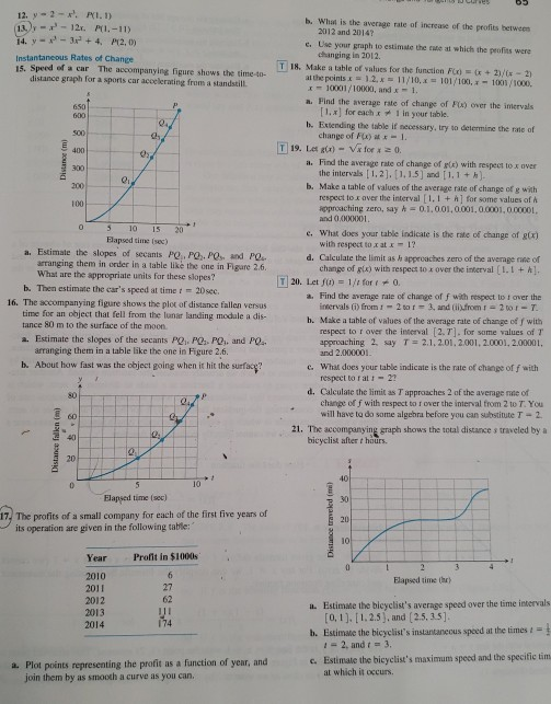 Solved A = 2. Iii Llampe 3, The Tantaneous Rates An Nection 