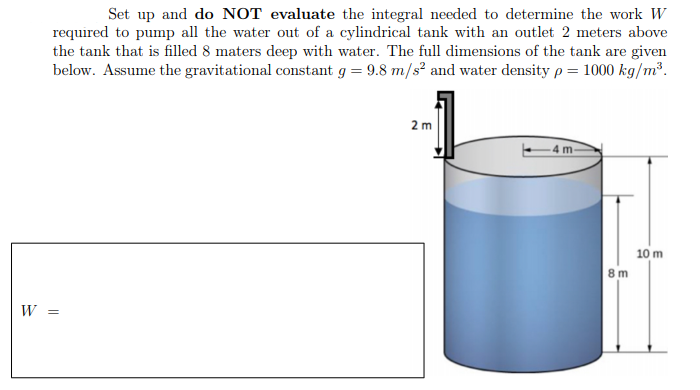 Solved Set up and do NOT evaluate the integral needed to | Chegg.com