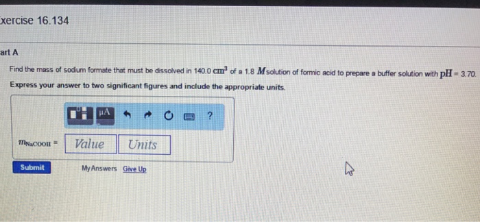 Solved Exercise 16.86 Part A write a balanced equation for | Chegg.com