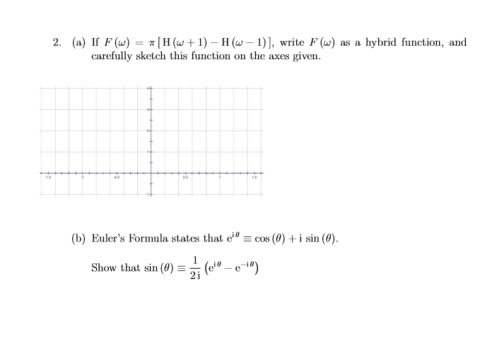 Solved 2 A If F W P H W 1 H W 1 Write F W Chegg Com