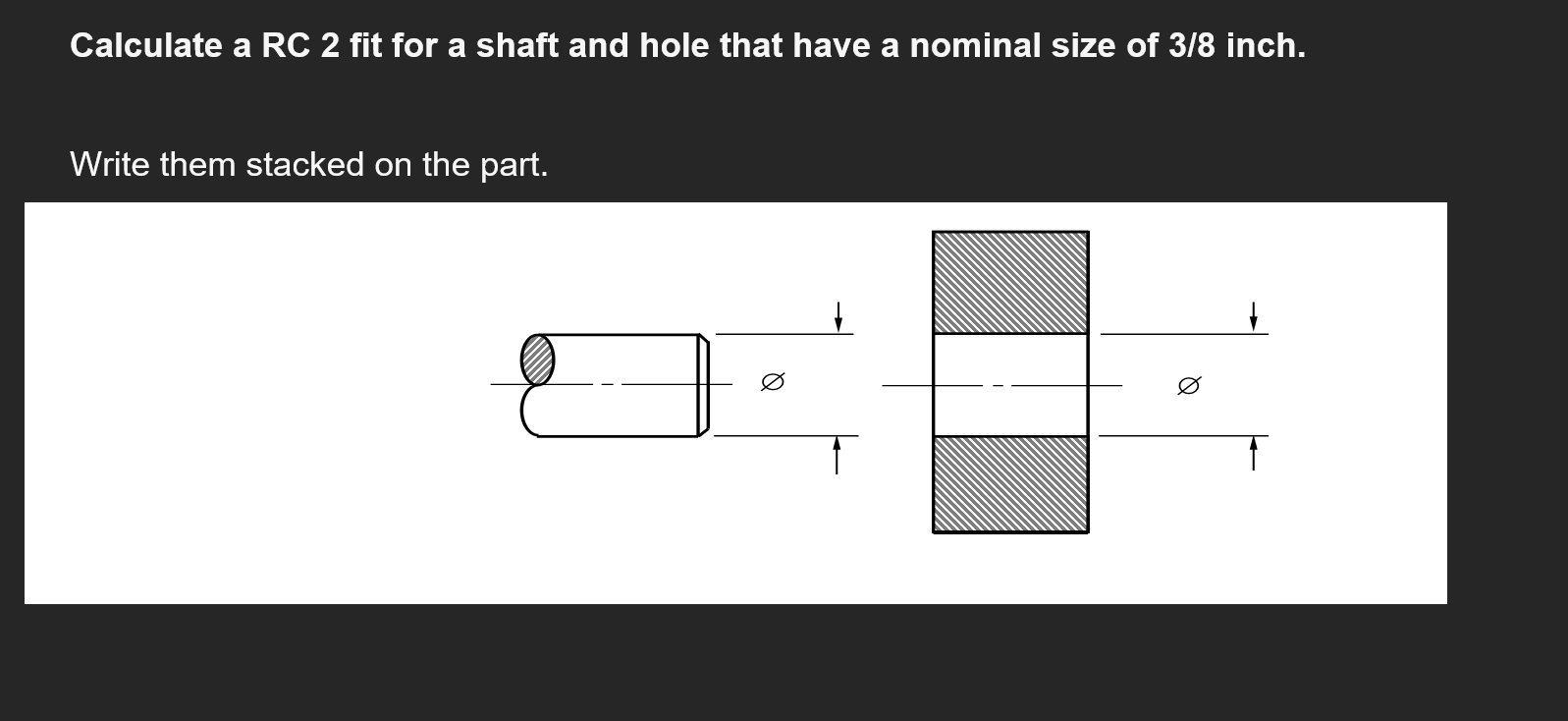 Solved Running and Sliding Fits* American National
