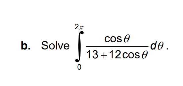 Solved B Solve 02 cos 13 12cos d Chegg solved-b-solve-02-cos-13-12cos-d-chegg