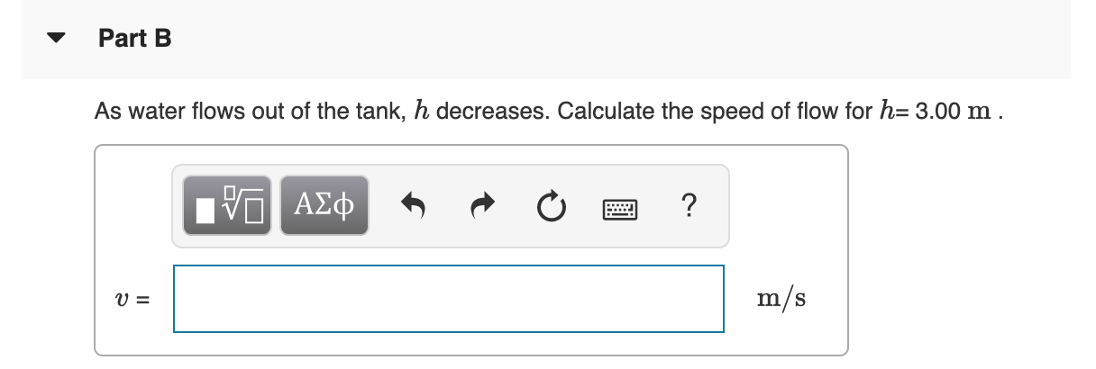 Solved A large tank of water has a hose connected to it, as | Chegg.com