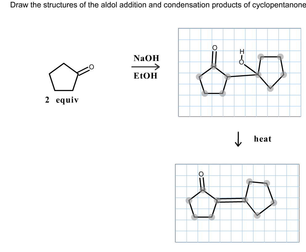 cyclopentanone   naoh