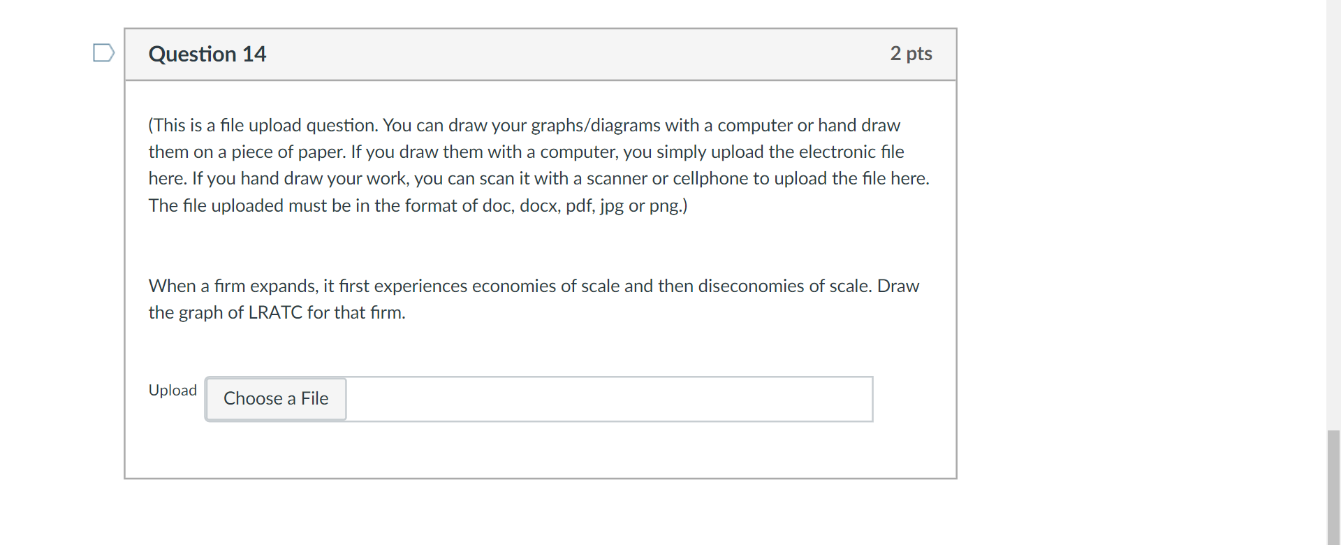 Solved Question 14 2 pts (This is a file upload question. | Chegg.com