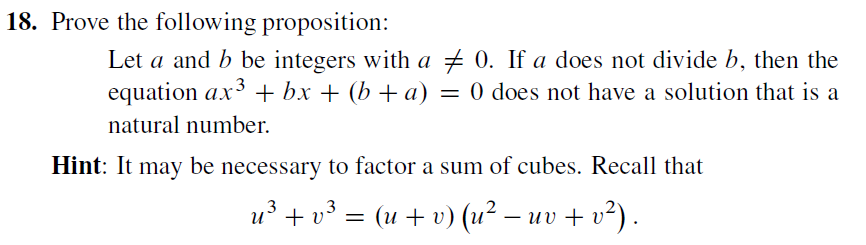 Solved 18. Prove The Following Proposition: Let A And B Be | Chegg.com