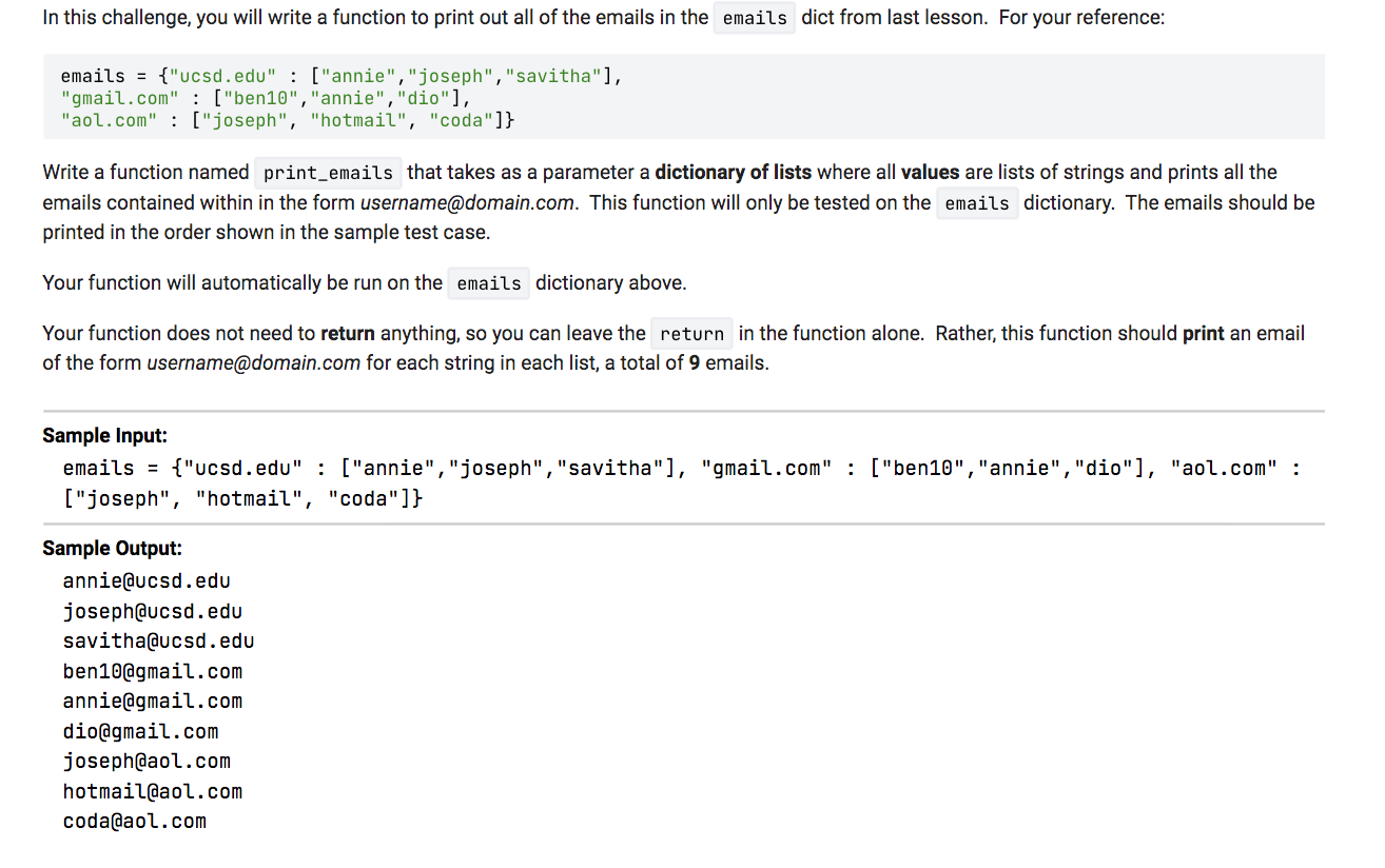 Solved In this challenge, you will write a function to print | Chegg.com