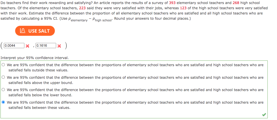 Solved Do teachers find their work rewarding and satisfying?
