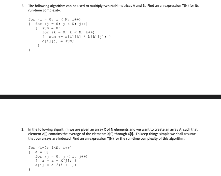 Solved 2. The following algorithm can be used to multiply | Chegg.com