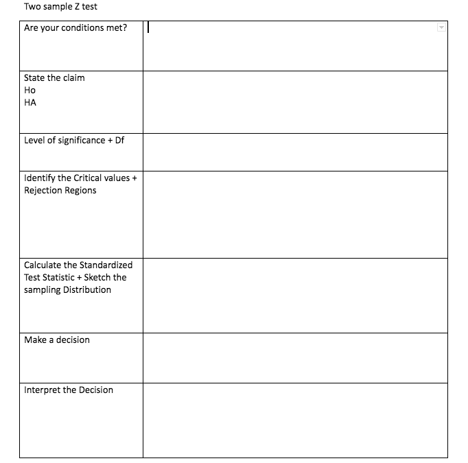 Solved Hypothesis Testing with Two Samples Chapter 6, 7 of | Chegg.com