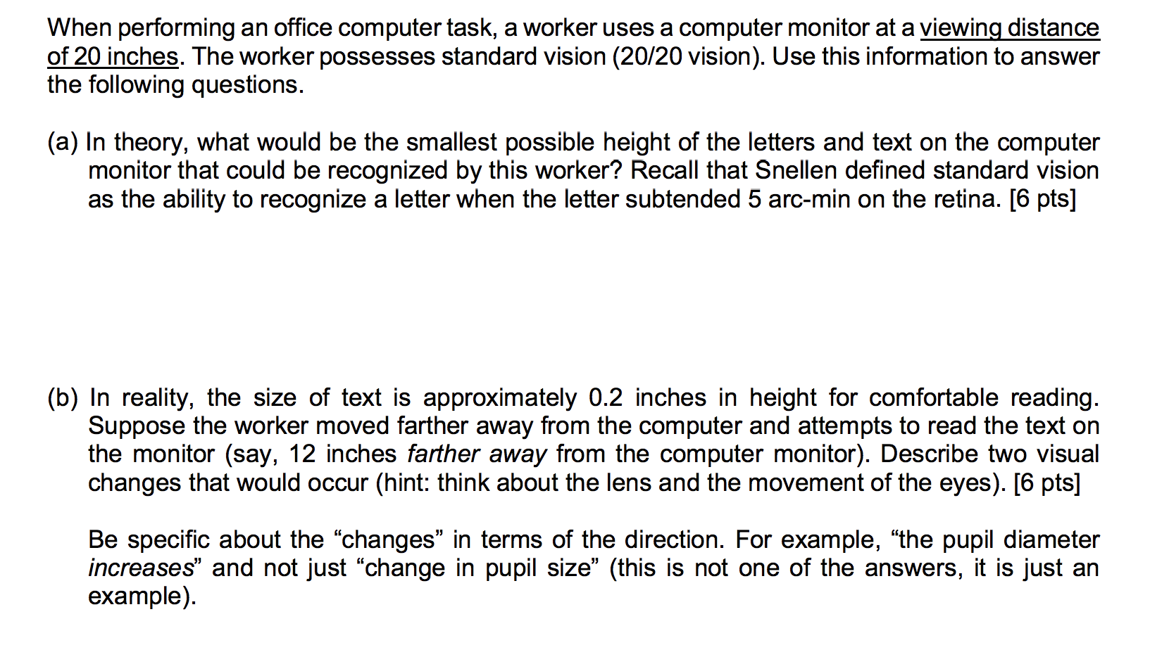 Solved When performing an office computer task, a worker | Chegg.com