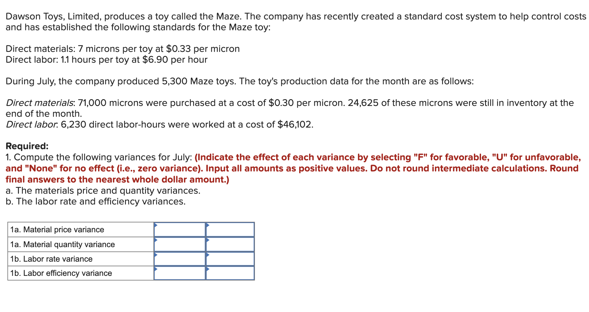 Solved Dawson Toys, Limited, produces a toy called the Maze.