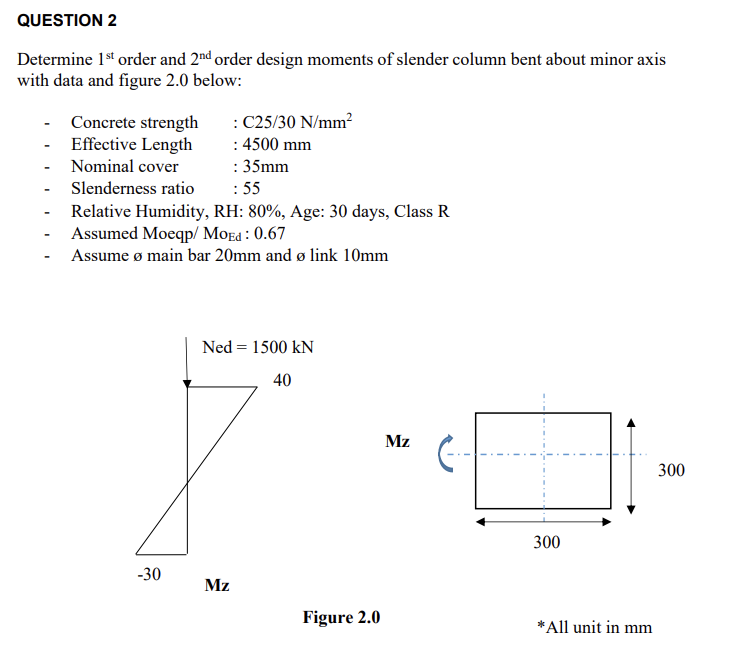 Solved QUESTION 2 Determine 1st order and 2nd order design | Chegg.com