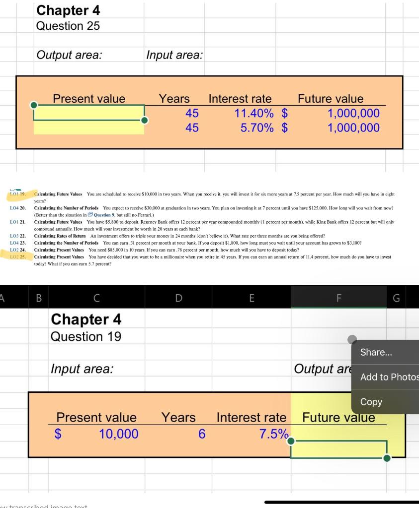 Solved Chapter 4 Question 25 Output area: Input area: | Chegg.com