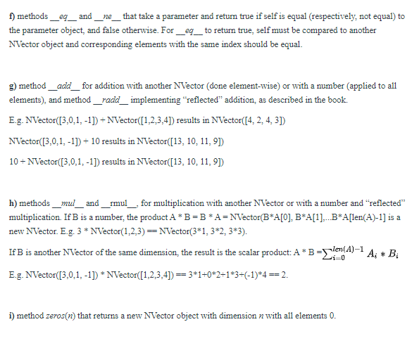 codevector python lab - solve python errors with... Solved Vector Class Write the code for this problem in a | Chegg.com