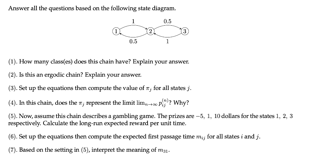 Answer All The Questions Based On The Following State | Chegg.com