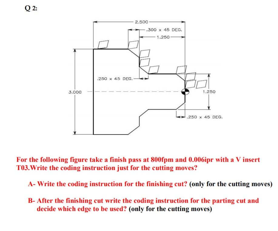 Machine This Part From X2 6061 Cd Aluminum Saw Chegg Com