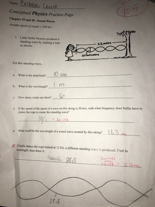 Solved: Name Conceptual Physics Practice Page Chapter 19 A... | Chegg.com