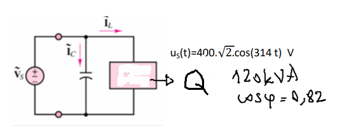 Solved Calculate the powers and current before compensation | Chegg.com