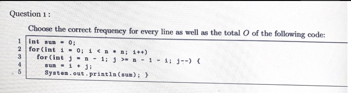 Solved (c) Choose the correct frequency for every line as